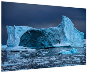 Tablou - Peștera de gheață (90x60 cm)