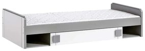 Pat de o persoană 80 cm Gemo G13 (cu somieră și sp. depozitare). 605029