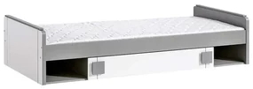 Pat de o persoană 80 cm Gemo G13 (cu somieră și sp. depozitare). 605029