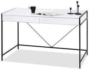Masă PC Unica (alb + negru). 1109851