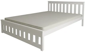 Pat MAICA 90 x 200 cm, albă Saltea: fara saltea, Somiera: cu somiera din laturi