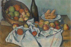 Tablou - Paul Cezanne, The Basket of Apples, reproducere (90x60 cm)