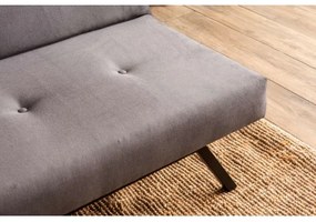 Canapea extensibilă BAKU, 2 locuri, gri