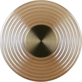 Aplica LED metal alama antique sticla chihlimbar Cleo