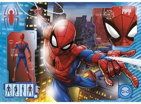 Omul Păianjen Partners in Suits Puzzle Clementoni 2x60 piese