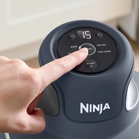 Friteuza cu aer cald portabila 4in1 Ninja CRISPi FN101EUST, 1700W, 3.8l, 6 portii, 2 recipiente din sticla, 4 programe, Fara PFAS si BPA, Bej