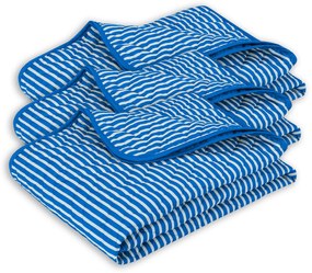 3xPătură 2în1 Essentials Dormeo Albastru/Alb 140x200