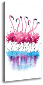Print pe canvas Flamingos
