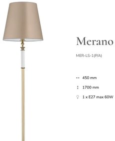 Lampa de podea LUX realizata manual Merano