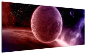 Tablou - Planetă (120x50 cm)