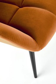 Fotoliu Tyrion velvet cinnamon H91 cm