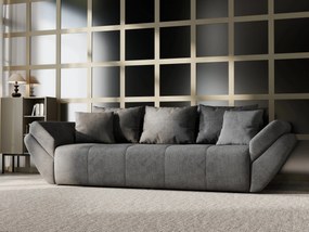 Canapea extensibilă dumonde cu ladă de depozitare si sezut confortabil din spuma high-density, Berlin Enjoy Kaki 250x100 cm