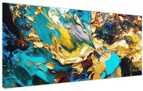 Tablou - Pictură în ulei texturată (120x50 cm)