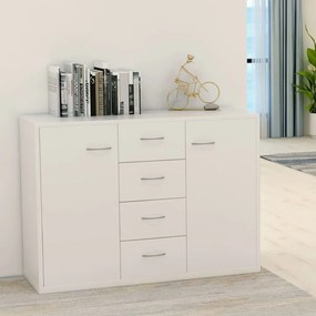 800684 vidaXL Dulap, alb, 88 x 30 x 65 cm, lemn prelucrat