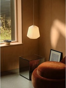 Nordlux - Lustră suspendată pe cablu ELBIE 1xE27/15W/230V Ø 24 cm albă