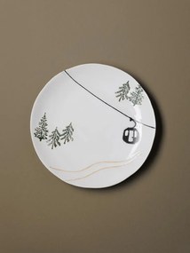 Farfurie din ceramica, D21cm, Slalom