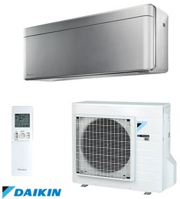 Aparat de aer conditionat inverter Daikin Stylish FTXA25BS + RXA25A, 9000 BTU, 17 m², A+++ / A+++, Wi-Fi, R-32, Gri