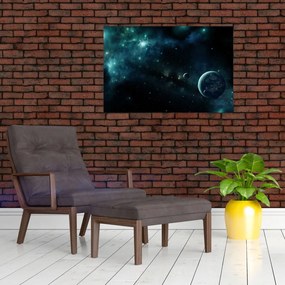 Tablou - Viața în spațiu (90x60 cm)