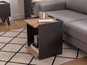 Măsuță laterală Tilata (stejar zafir + antracit) . 1094748