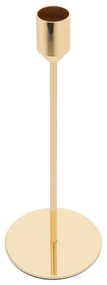 Suport de lumânare Altom din metal auriu, 22,5 cm