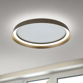 Plafoniera LED design circular MANTA D-45cm bronz