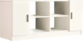 Comoda TV, alb, PAL melaminat, 140x46x62 cm