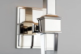Aplica de perete design elegant RUSKIN nichel lucios