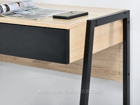Masă PC Norway (stejar + negru). 1109804