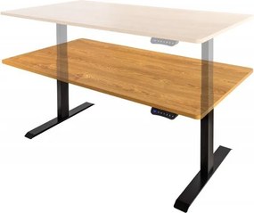 Birou cu inaltime reglabila electrica Oak Desk 160cm