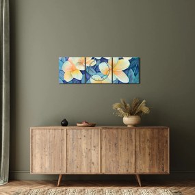 Tablou - Tufe tropicale (cu ceas) (90x30 cm)