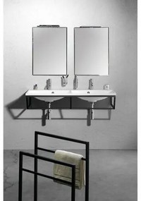 SAPHO Ska311 Ska suport pentru prosoape 55 x 79 x20 cm, alb mat