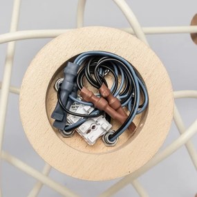 Lustră aplicată OXFORD 5xE27/15W/230V pin/crem