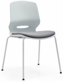 Scaun de birou ergonomic, fix cu picioare metalice , design modern și elegant ,calitate premium ,dimensiuni 400*440*835 mm