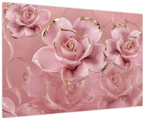 Tablou - Decor floral (90x60 cm)