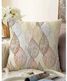 Față de pernă din amestec de bumbac Minimalist Cushion Covers Oriental Leaf, 55 x 55 cm