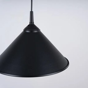 Lustră pe cablu Sollux SL.1326 ZUMA 1xE27/15W/230V negru