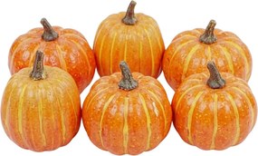Decoratiuni de toamna PURIA portocalii, set 6 bucati