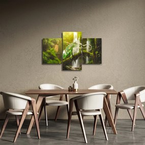 Tablou cu șopârlă (90x60 cm)