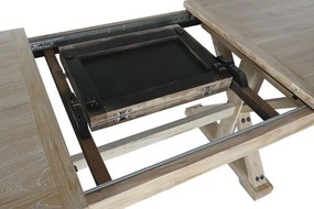 Masa dining extensibila, din lemn reciclat, Elora