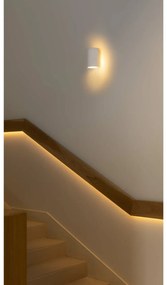 Aplica perete aluminiu alb, 1xGU10, SOLE round