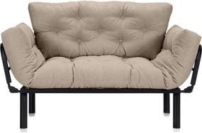 Canapea Extensibilă 2 locuri SUNNY, pentru terasă, 155x70x85 cm, Bej-Enjoy