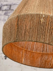 Lustra suspendata eco din iuta Iguazu S conic 40cm