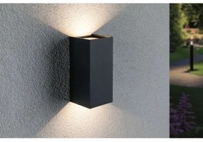 Paulmann 94325 - 2xLED 6,5W IP44 Aplica de perete exterior FLAME 230V