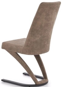 Scaun K338 piele ecologica maro