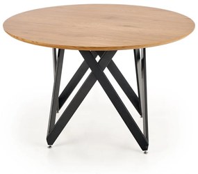 Set masa rotunda Mozambik ø120 cm + 4 scaune K373 gri