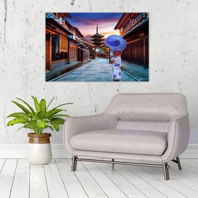 Tablou - Femeie asiatică (90x60 cm)