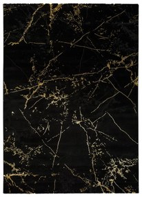 Covor Universal Gold Marble, 80 x 150 cm, negru