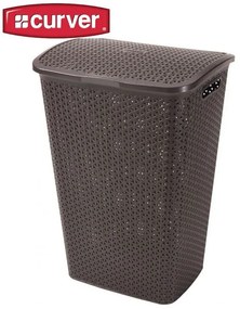 Coș de rufe murdare 55 l MY STYLE RATTAN, maro, CURVER
