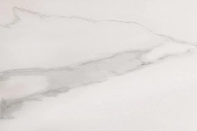 Masa rotunda SIGNATURE 135cm ceramica alba