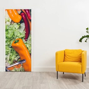 Fototapet pentru ușă - Legume (95x205cm)